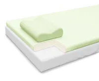 Dormeo 7 zónová přistýlka s polštářem Dormeo Renew Eucalyptus 6 cm (2)