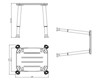 SAPHO Koupelnová stolička, bambus (7)