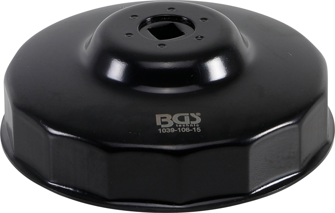 Bgs hlavice na povolování olejových filtrů 106 mm, 15ti hran
