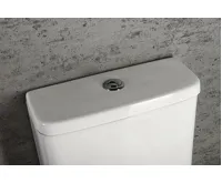 SAPHO TURKU WC kombi, zvýšený sedák, Rimless, spodní/zadní odpad, bílá (9)