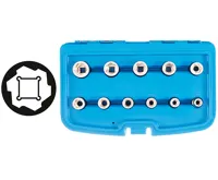 BGS Sada na povolování poškozených šroubů a matic, metrická, 11dílná