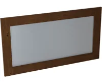 SAPHO BRAND zrcadlo v dřevěném rámu 130x70cm, mořený smrk SAPHO BRAND zrcadlo v dřevěném rámu 130x70cm, mořený smrk