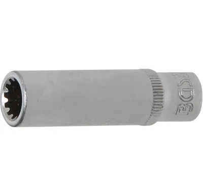 BGS Hlavice nástrčná 1/4" 8 mm, prodloužená, "GearLock"
