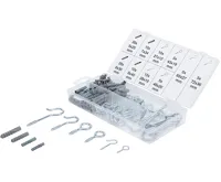 BGS Sada šroubovacích háčků a hmoždinek, 125dílná