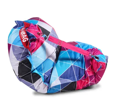 Designový sedací vak 189x140 Triangle 2 s popruhy