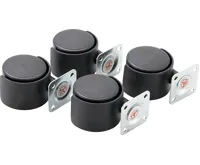 BGS Kolečka plastové, průměr 40 mm, otočné dvojité, sada 4 díly BGS Kolečka plastové, průměr 40 mm, otočné dvojité, sada 4 díly