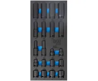 BGS Modul - hlavice úderové 10 - 24 mm, s pojistkou, 20 dílů BGS Modul - hlavice úderové 10 - 24 mm, s pojistkou, 20 dílů