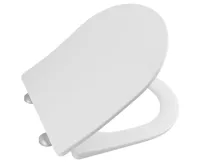 AQUALINE VERMET WC sedátko, Soft Close, Easy Take, bílá
