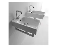 KERASAN CENTO keramické umývátko 45x25cm, pravé/levé, bílá (1)