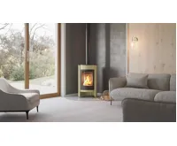 HS Flamingo Krbová kamna MASTERFLAMME ® Medie I, olivová (27)