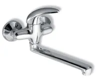 NOVASERVIS Umyvadlová dřezová baterie 100 mm Metalia 55 chrom - 55077,0