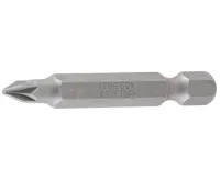 BGS Bit, délka  50 mm, pohon vnější šestihran 6,3 mm (1/4"), křížový PZ1