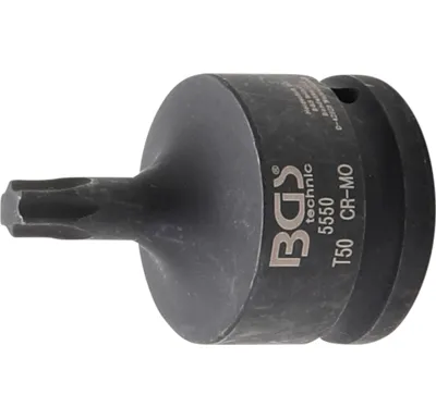 BGS Nástrčná hlavice silová, 20 mm (3/4"), T-profil (pro Torx) T50
