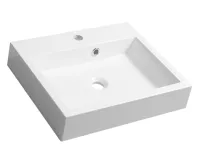 SAPHO ORINOKO umyvadlo, litý mramor, 50x42cm, bílá SAPHO ORINOKO umyvadlo, litý mramor, 50x42cm, bílá