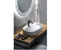 ISVEA INFINITY OVAL keramické umyvadlo na desku, 60x40cm, bílá mat (4)