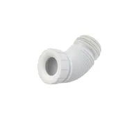 ALCAPLAST Flexi dopojení k volně stojícímu WC, 70–110 mm × 90–110 mm, délka 230–530 mm, PP, bílé A97SN