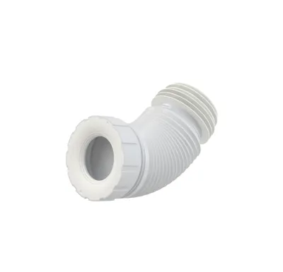 ALCAPLAST Flexi dopojení k volně stojícímu WC, 70–110 mm × 90–110 mm, délka 230–530 mm, PP, bílé A97SN
