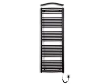 Koupelnový radiátor elektrický Thermal KDO-E 600/1680 - 800W, pravý - černý mat