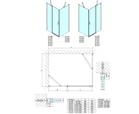 POLYSAN ZOOM boční stěna 700mm, čiré sklo (8)