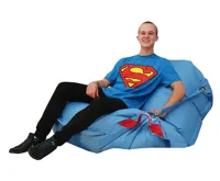 Sedací pytel 189x140 comfort s popruhy cyan (3)