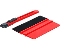 BGS Sada plastových stěrek,  na fólie,  s plstěnou hranou,  2dílná (2)