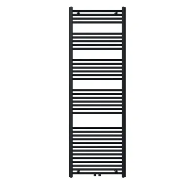 NOVASERVIS Otopné těleso černé - rovné, středové připojení - 600/1800/RS,5