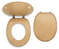 NOVASERVIS Sedátko dýhované bambus MDF - WC/BAMBUS NOVASERVIS Sedátko dýhované bambus MDF - WC/BAMBUS