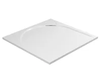 GELCO LARCA sprchová vanička z litého mramoru, čtverec 80x80cm, bílá (3)