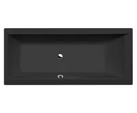 POLYSAN CLEO obdélníková vana 170x75x48cm, černá mat