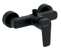 NOVASERVIS Sprchová baterie bez příslušenství 150 mm METALIA 58, černá - 58062/1,5