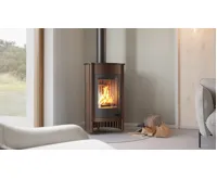 HS Flamingo Krbová kamna MASTERFLAMME ® Medie I, hnědá - sametová (13)