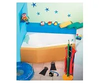 POLYSAN PROJEKTA R asymetrická vana 160x80x44cm, bílá (1)