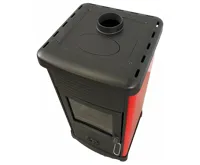 PLAMEN Litinová krbová kamna MAESTRAL N - červená (6)