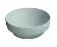 GSI PURA keramické umyvadlo na desku, průměr 40cm, ghiaccio mat GSI PURA keramické umyvadlo na desku, průměr 40cm, ghiaccio mat