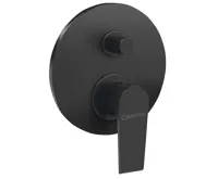 SAPHO KAI podomítková sprchová baterie, 2 výstupy, černá mat SAPHO KAI podomítková sprchová baterie, 2 výstupy, černá mat