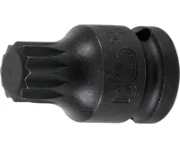 BGS Silová nástrčná hlavice, 12,5 mm (1/2&quot;), vnitřní tisícihran (pro XZN) M16