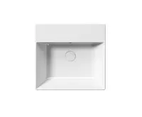 GSI KUBE X keramické umyvadlo 50x47cm, broušená spodní hrana, bez otvoru, bílá ExtraGlaze (1)
