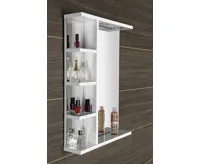 AQUALINE KORIN zrcadlo s LED osvětlením a policemi 50x70x12cm (4)