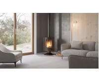 HS Flamingo Krbová kamna MASTERFLAMME ® Piccolo II, hnědá - sametová (16)