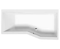 POLYSAN VERSYS R asymetrická vana 170x84x70x47cm, bílá