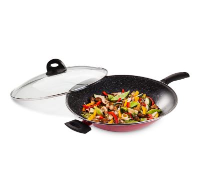 Delimano Stone Legend Giant Wok + Poklice 35 cm