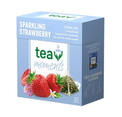 Čaj Tea Moments Sparkling Strawberry (20 pyramid)