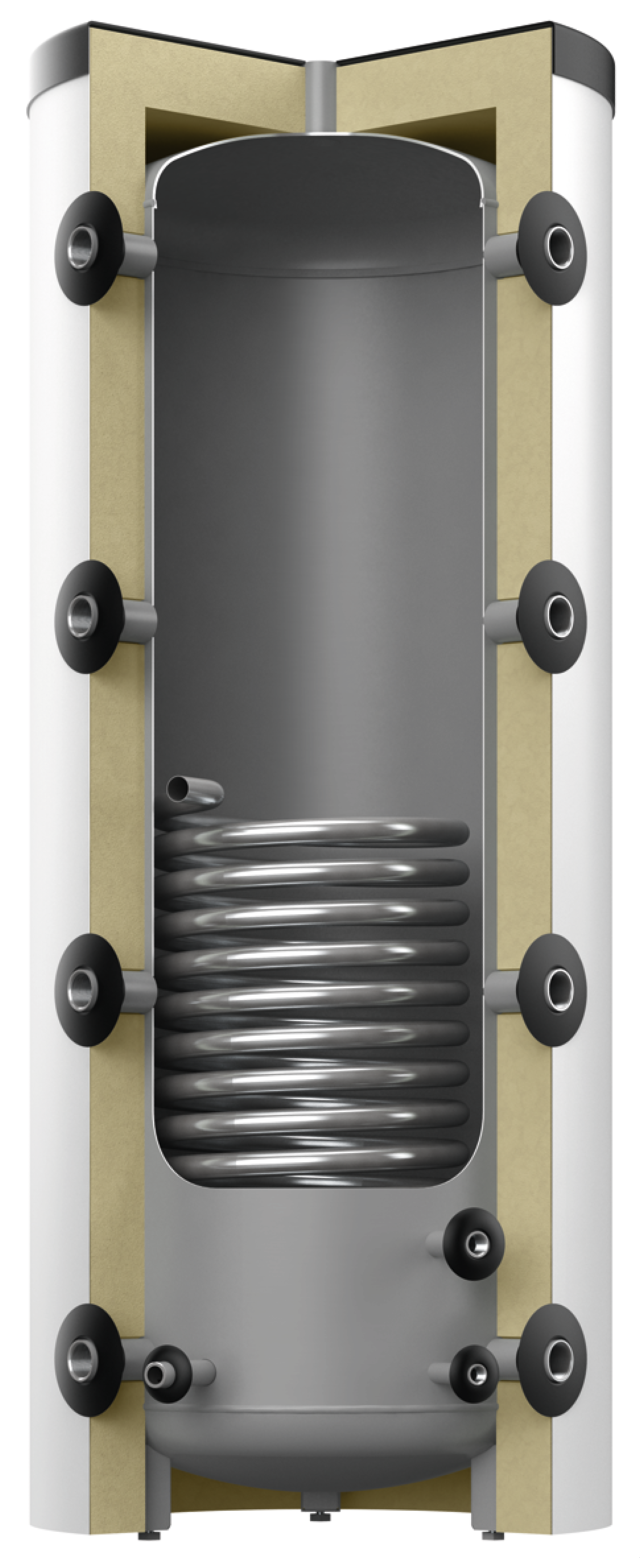 Reflex Akumulační nádrž Storatherm Heat HF 800/1_C s izolací, stříbrná