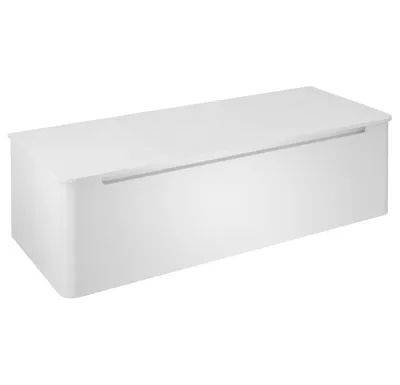 SAPHO KERALA umyvadlová skříňka 120x35x47,5cm, 1x zásuvka, bílá lesk