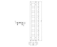 SAPHO BLOCK otopné těleso 280x1750 mm, bílá mat (8)