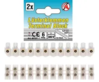 BGS Svorky instalační, 4,0 mm2, sada 2 ks, blok po 12 ks