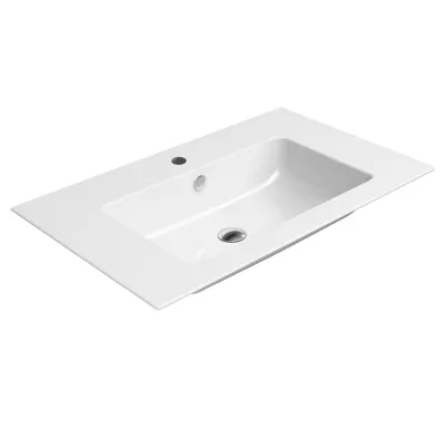 GSI PURA keramické umyvadlo Slim 80x50 cm, bílá ExtraGlaze