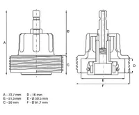 BGS Adaptér č. 23 pro BGS 8027, 8098, pro VAG (2)