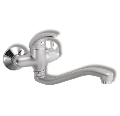 NOVASERVIS Dřezová umyvadlová baterie 100 mm Metalia 55 satino - 55074,9