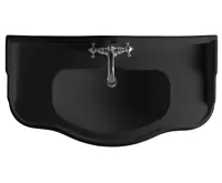 KERASAN RETRO keramické umyvadlo 100x54,5cm, černá mat (5)